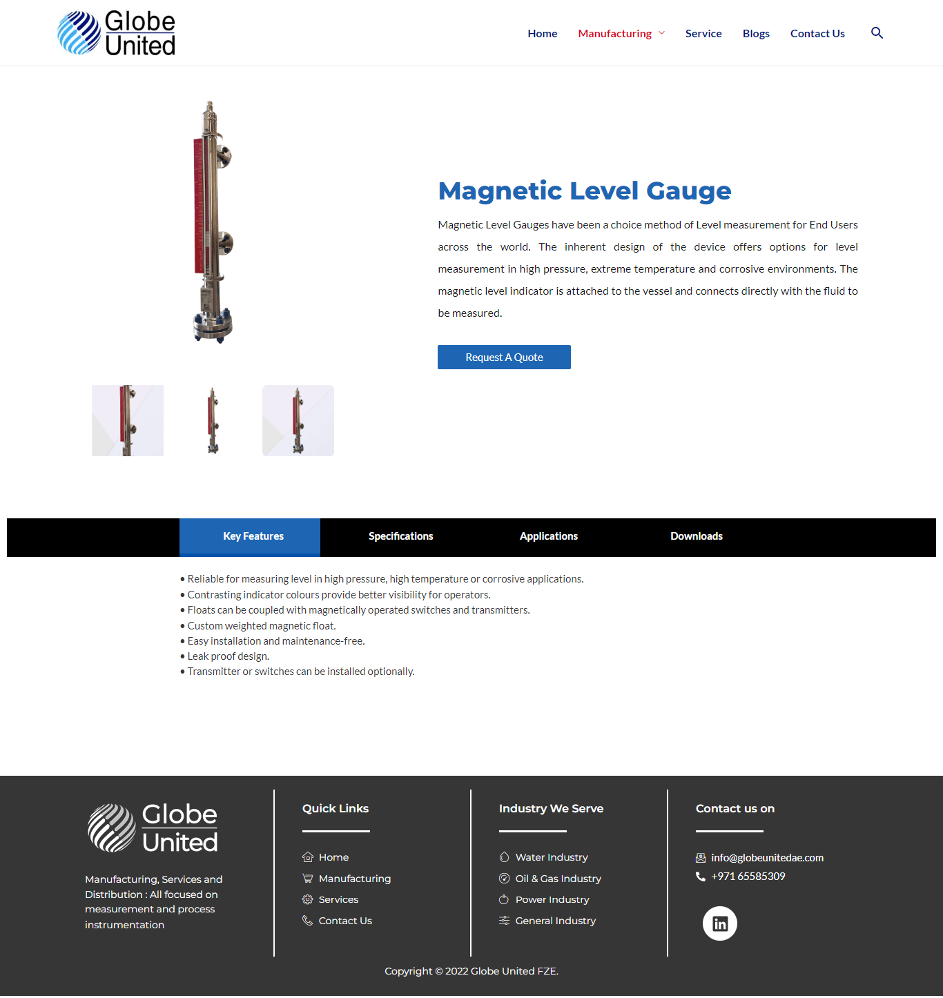 Globe United Product